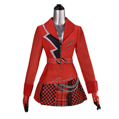 Cosplay Costume Red Charming Descendants: Wicked Wonderland(2026) Film Cosplay Haut et Jupe Femme