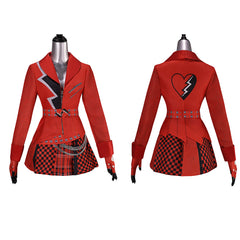 Cosplay Costume Red Charming Descendants: Wicked Wonderland(2026) Film Cosplay Haut et Jupe Femme