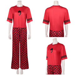 Cosplay Costume Red Descendants: Wicked Wonderland(2026) Film Cosplay Pyjama Rouge Femme