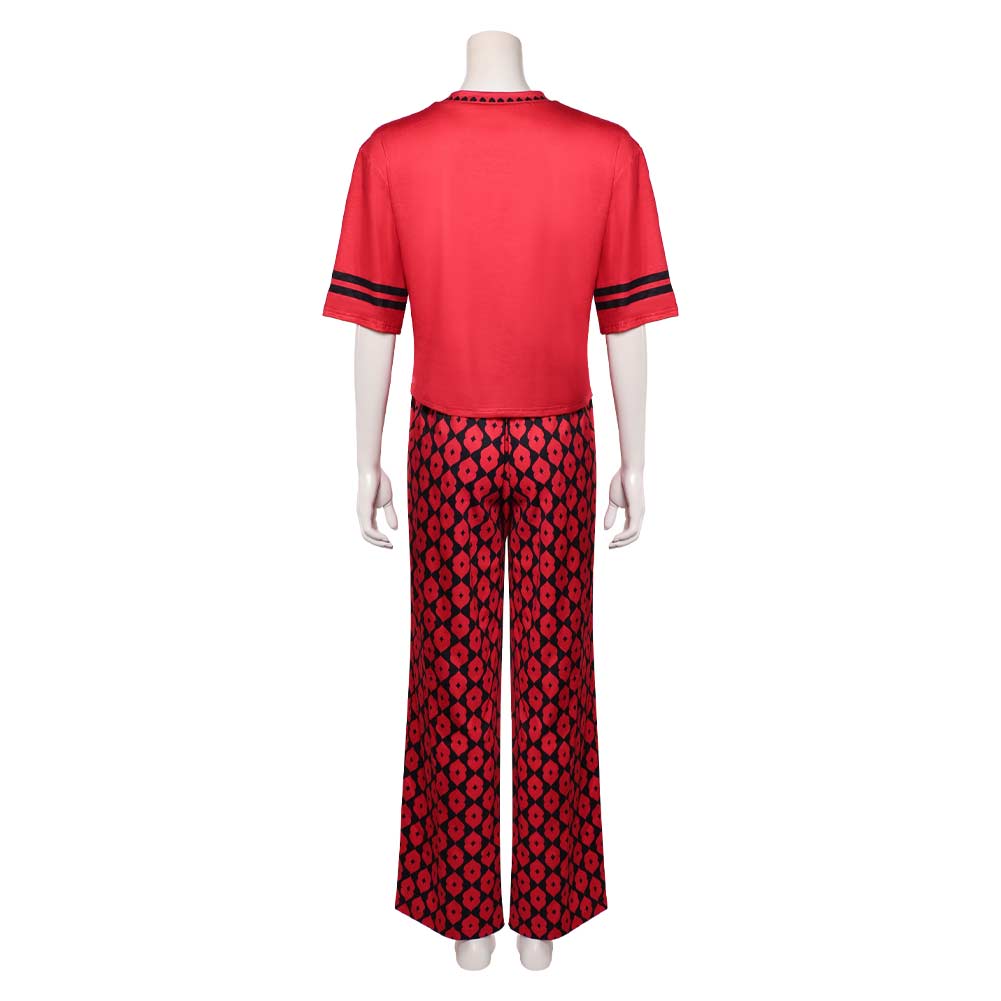 Cosplay Costume Red Descendants: Wicked Wonderland(2026) Film Cosplay Pyjama Rouge Femme