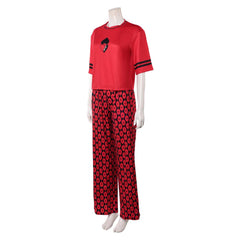 Cosplay Costume Red Descendants: Wicked Wonderland(2026) Film Cosplay Pyjama Rouge Femme
