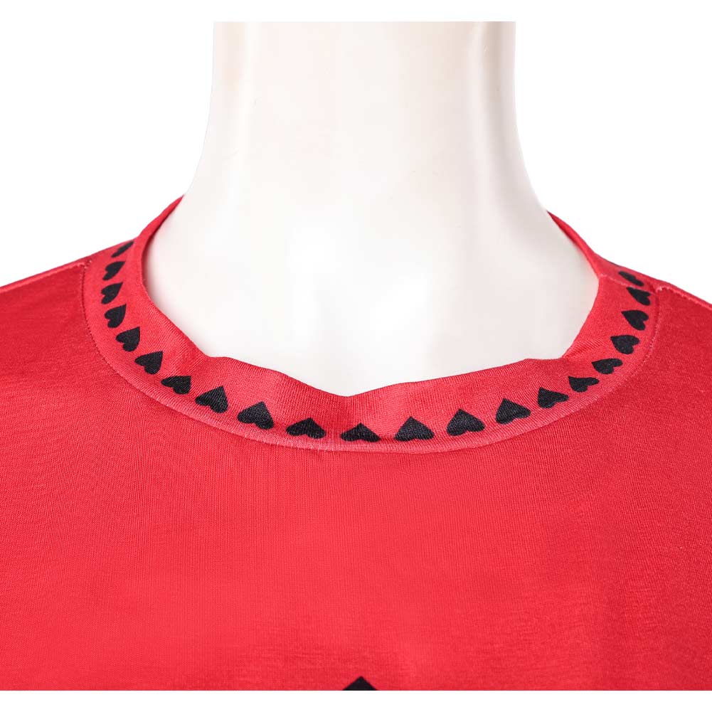 Cosplay Costume Red Descendants: Wicked Wonderland(2026) Film Cosplay Pyjama Rouge Femme