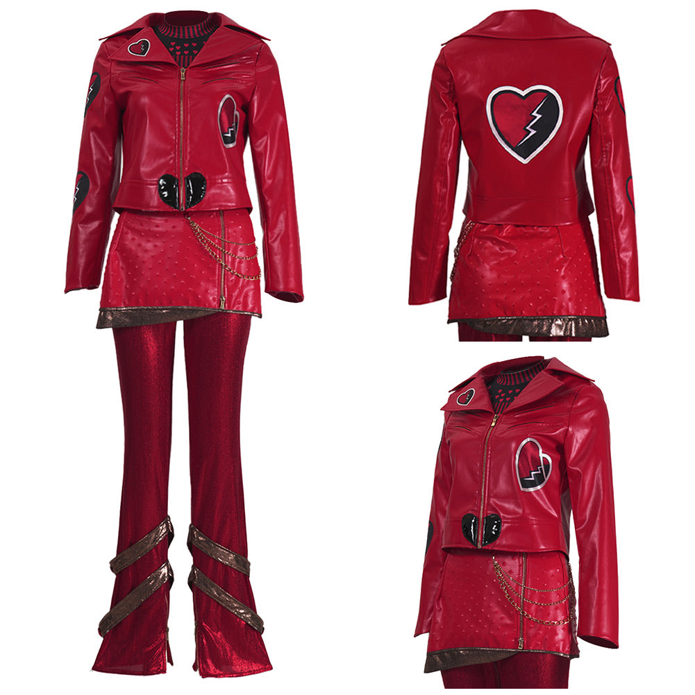 Cosplay Costume Red Descendants: Wicked Wonderland(2026) Film Cosplay Tenue Rouge Femme 