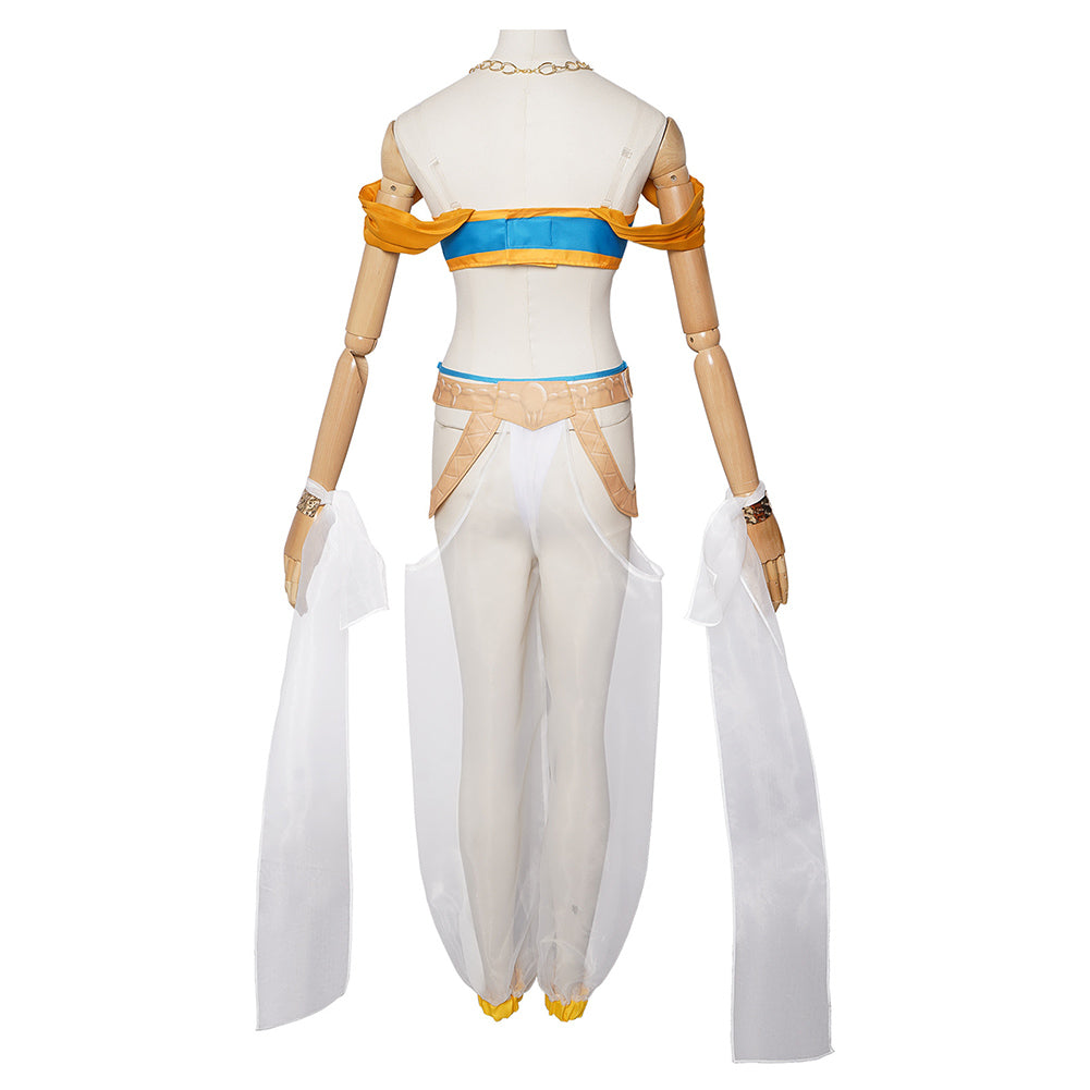 Cosplay Costume Rem Re Zero Saison 4 The Stars that Inscry the Present(2026) Anime Cosplay Tenue Bleue et Blanche Femme