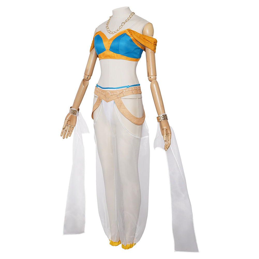 Cosplay Costume Rem Re Zero Saison 4 The Stars that Inscry the Present(2026) Anime Cosplay Tenue Bleue et Blanche Femme