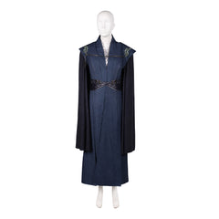 Cosplay Costume Rhaenyra Targaryen House of The Dragon 3(2026) TV Cosplay Tenue Noire et Bleue Femme