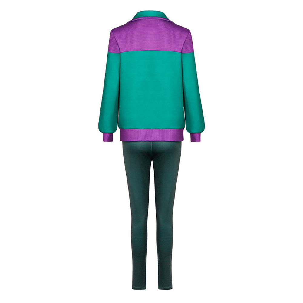 Cosplay Costume Risa Forgotten Island(2026) Film Cosplay Tenue Verte Femme