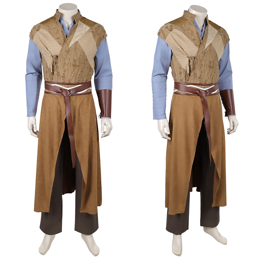 Cosplay Costume Robin Hood On l’appelait Robin des Bois(2026) Film Cosplay Tenue Marron et Bleue Homme