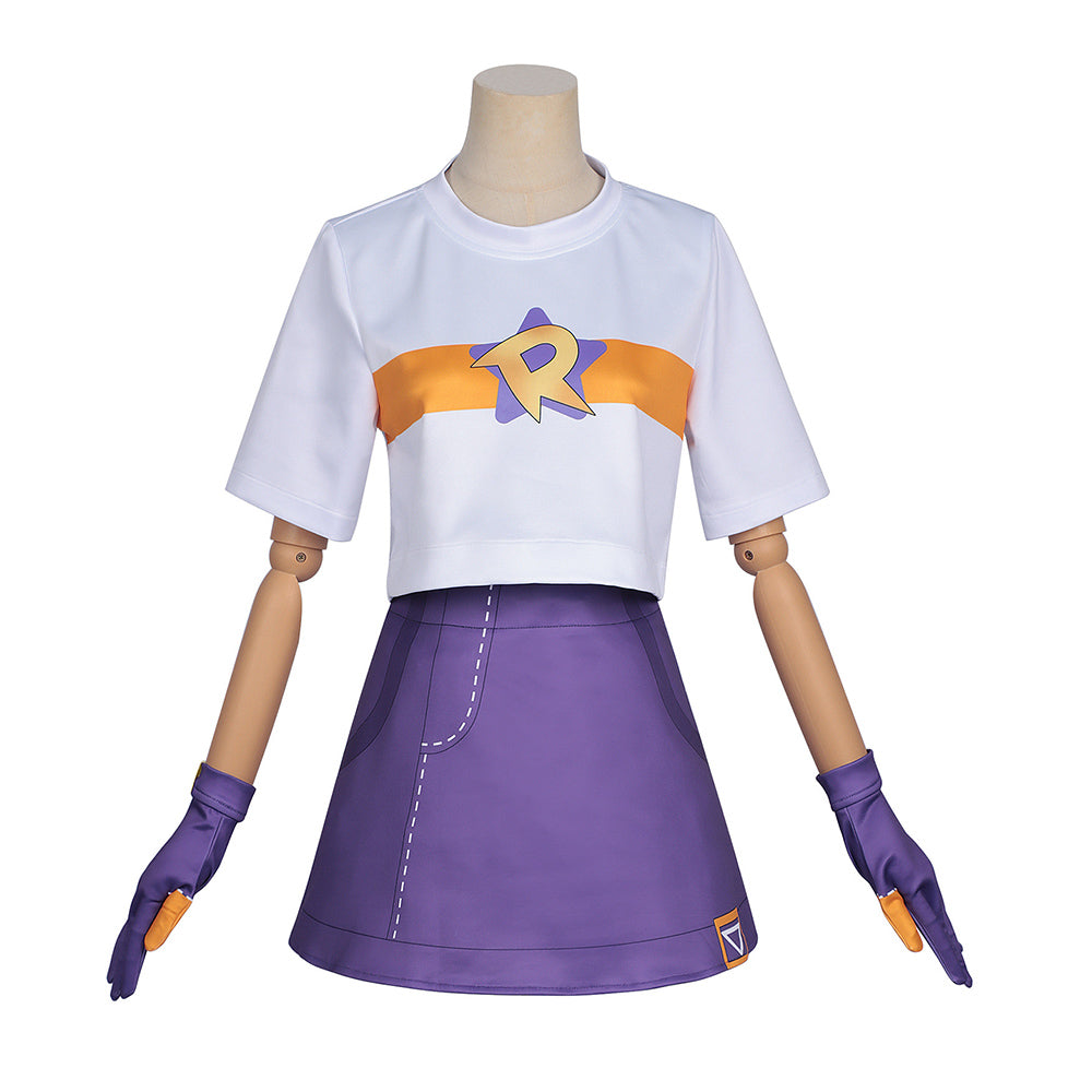Cosplay Costume Roco Roco Kingdom(2026) Anime Cosplay Tenue Violette Femme