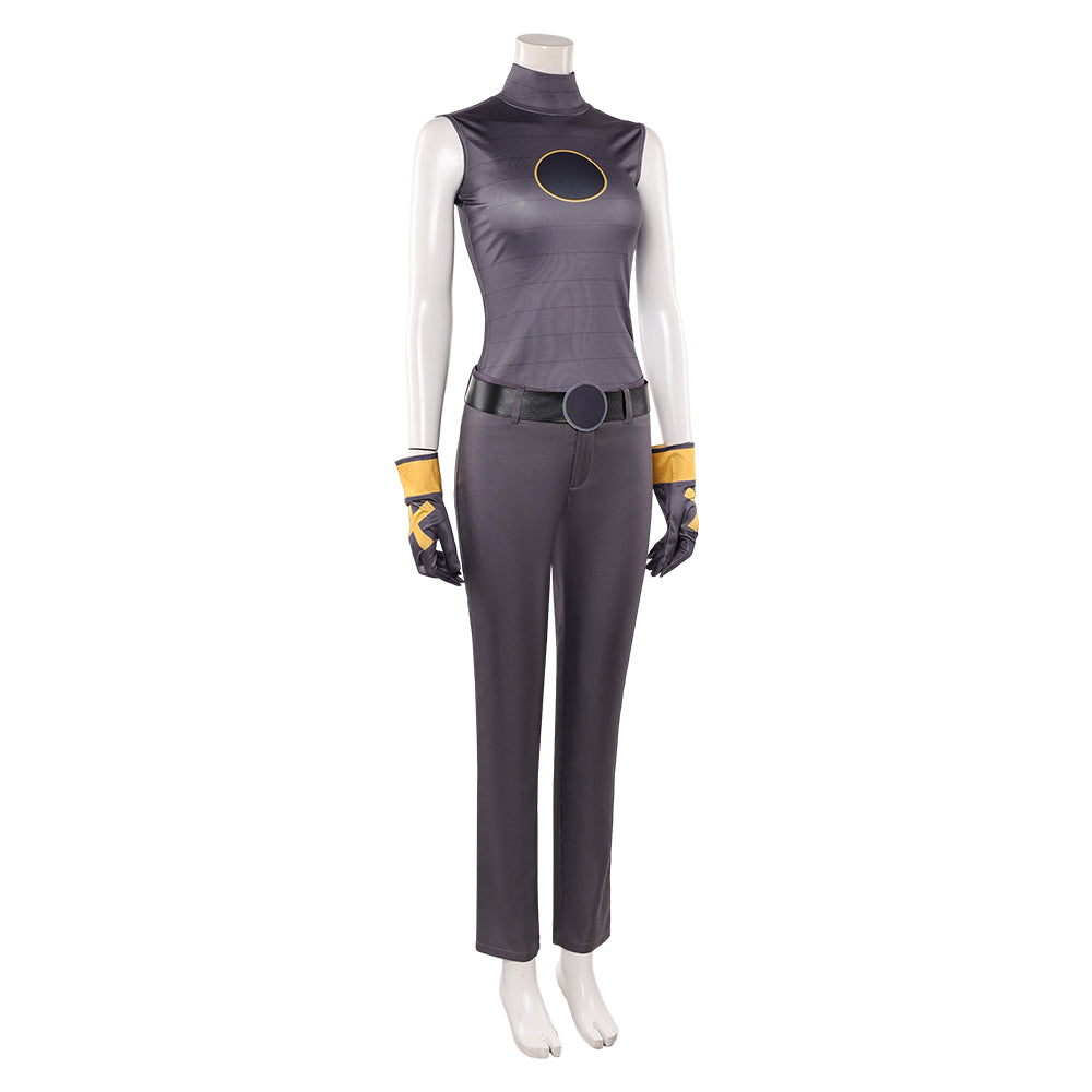 Cosplay Costume Rogue X-Men '97 Saison 2(2026) TV Cosplay Tenue Grise Femme