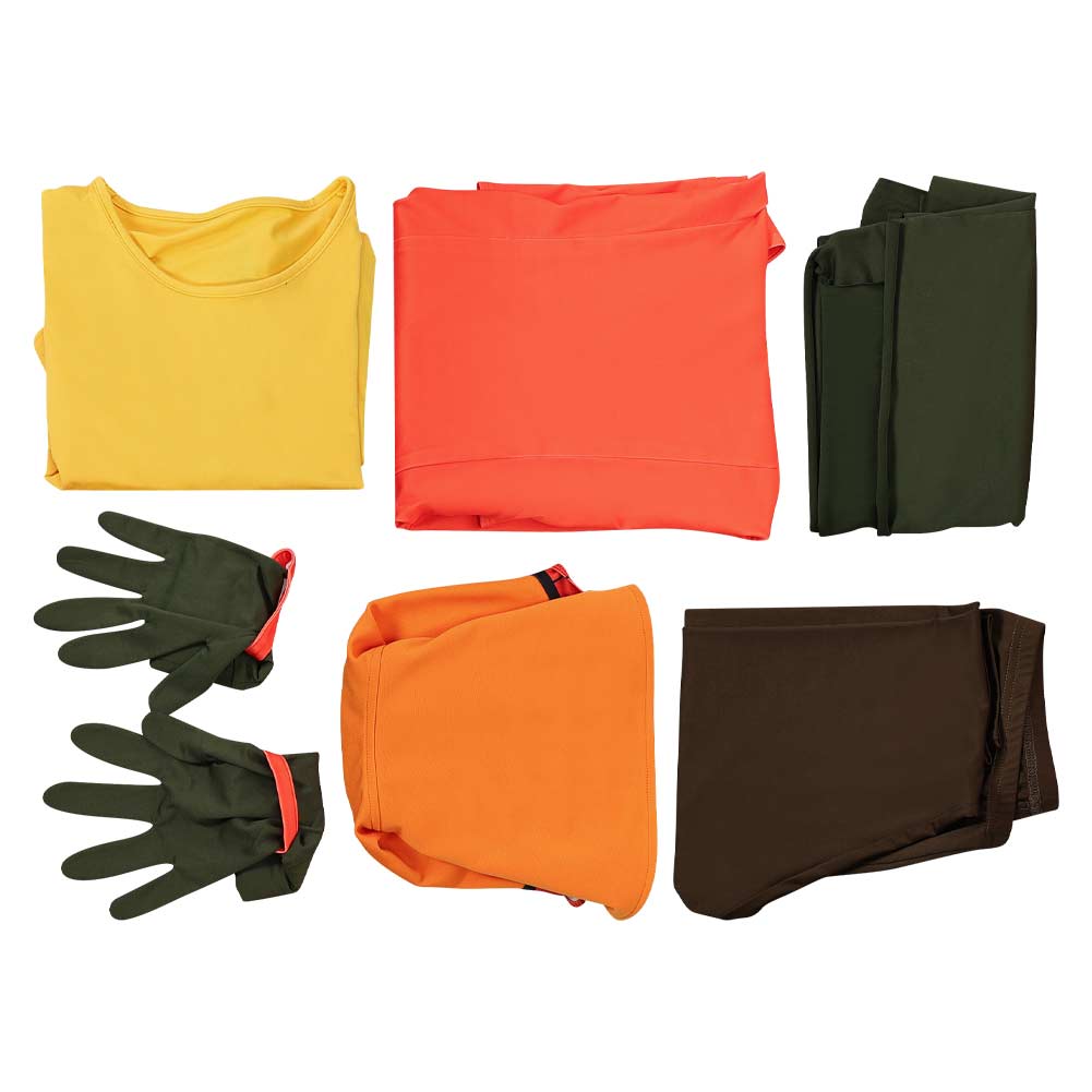 Cosplay Costume Rogue X-Men '97 Saison 2(2026) TV Cosplay Tenue Orange et Jaune Femme