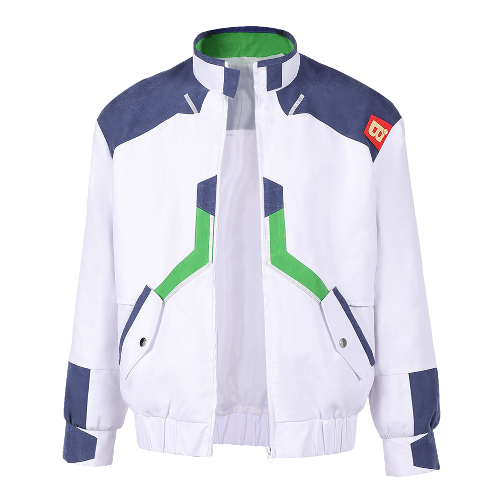 Cosplay Costume Roman Carax Cyberpunk: Edgerunners 2(2026) TV Cosplay Veste Blanche Homme
