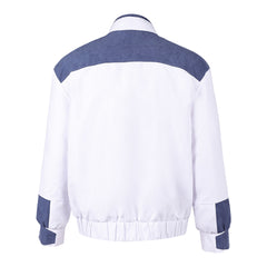 Cosplay Costume Roman Carax Cyberpunk: Edgerunners 2(2026) TV Cosplay Veste Blanche Homme