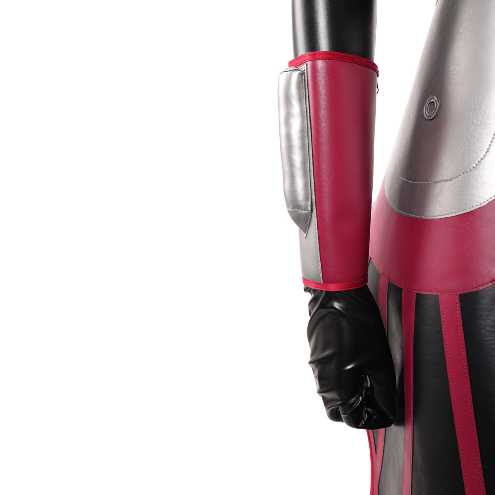 Cosplay Costume Rook Kast Maul: Seigneur de l'Ombre(2026) TV Cosplay Tenue Rouge et Noire Femme