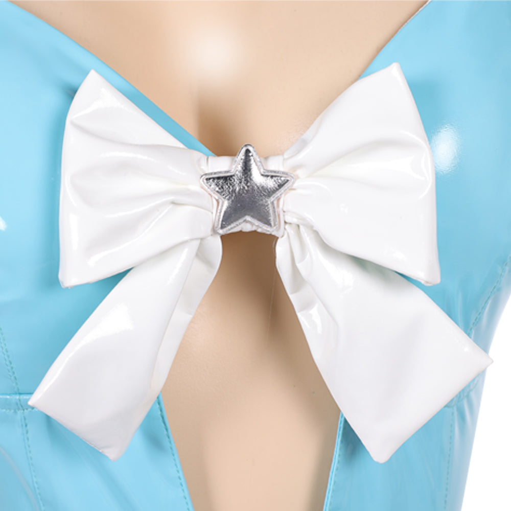 Cosplay Costume Rosalina The Super Mario Galaxy Movie(2026) Film Cosplay Bunny Girl Tenue Bleue Femme