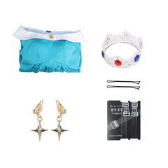 Cosplay Costume Rosalina The Super Mario Galaxy Movie(2026) Film Cosplay Robe Bleue Femme