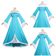 Cosplay Costume Rosalina The Super Mario Galaxy Movie(2026) Film Cosplay Robe Bleue Femme