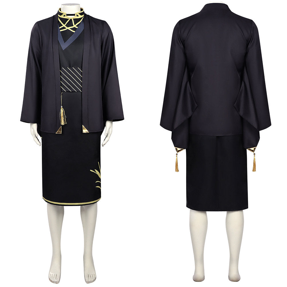 Cosplay Costume Rosei Kantsubaki Shunkashuutou Daikousha: Haru no Mai(2026) Anime Cosplay Tenue Noire Homme