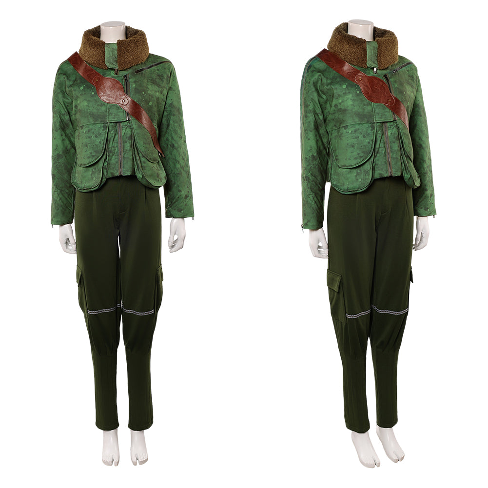 Cosplay Costume Ruthye Marye Knoll Supergirl(2026) Film Cosplay Tenue Verte Femme