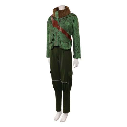 Cosplay Costume Ruthye Marye Knoll Supergirl(2026) Film Cosplay Tenue Verte Femme