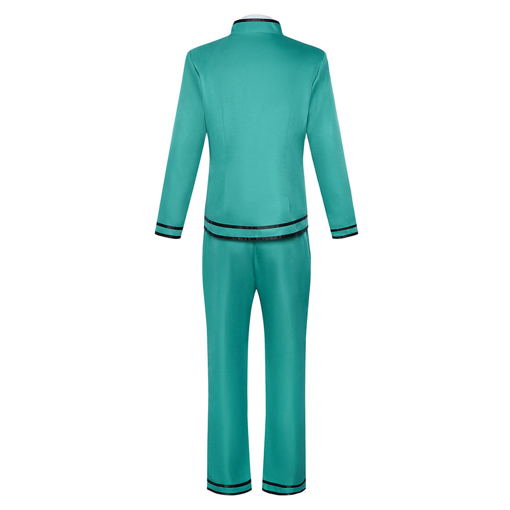Cosplay Costume Saiki Kusuo The Disastrous Life of Saiki K Anime Cosplay Tenue Verte Homme