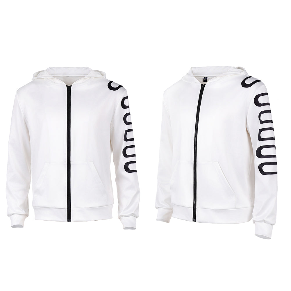 Cosplay Costume Sanji One Piece Live Action 2(2026) TV Cosplay Sweat-shirt Blanc Homme