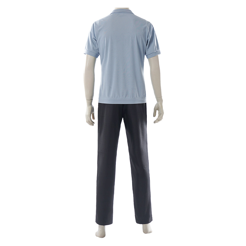 Cosplay Costume Sanji One Piece Live Action 2(2026) TV Cosplay Tenue Noire et Bleue Homme