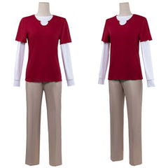 Cosplay Costume Sanji One Piece Live Action 2(2026) TV Cosplay Tenue Rouge Homme