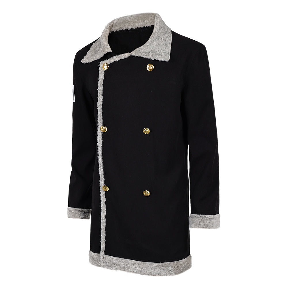 Cosplay Costume Sanji One Piece Live Action 2(2026) TV Cosplay Veste Noire Homme