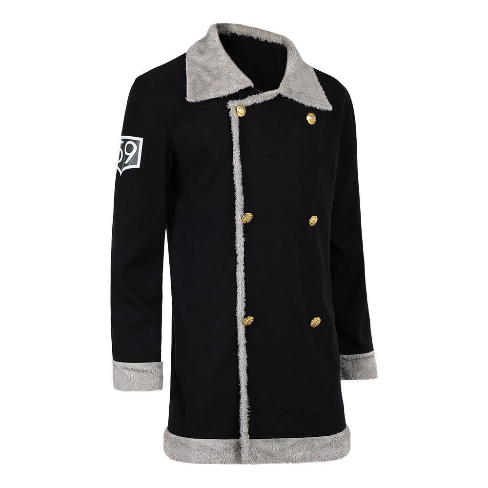 Cosplay Costume Sanji One Piece Live Action 2(2026) TV Cosplay Veste Noire Homme