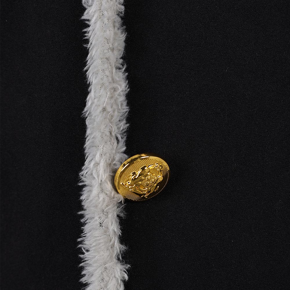 Cosplay Costume Sanji One Piece Live Action 2(2026) TV Cosplay Veste Noire Homme