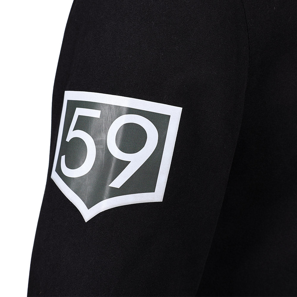 Cosplay Costume Sanji One Piece Live Action 2(2026) TV Cosplay Veste Noire Homme