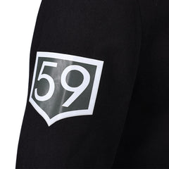 Cosplay Costume Sanji One Piece Live Action 2(2026) TV Cosplay Veste Noire Homme