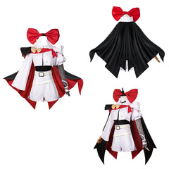 Cosplay Costume Sapphire The Ribbon Hero(2026) Anime Cosplay Tenue Blanche et Noire Femme Ver.2
