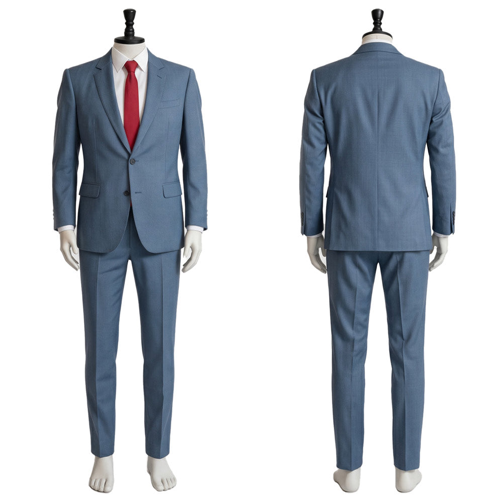 Cosplay Costume Sasaki Smoking Behind the Supermarket with You(2026) Anime Cosplay Tenue Bleue Homme