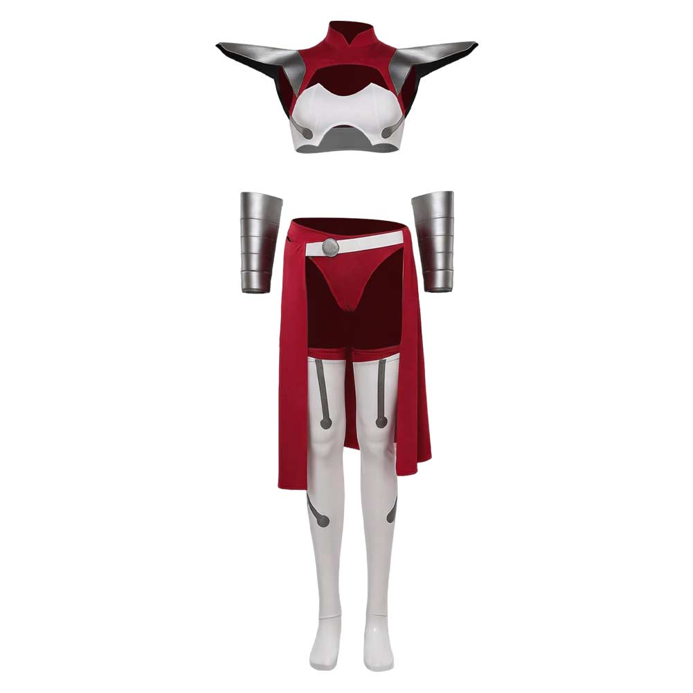 Cosplay Costume Sasha Hammer Invincible 4(2026) TV Cosplay Tenue Rouge Femme
