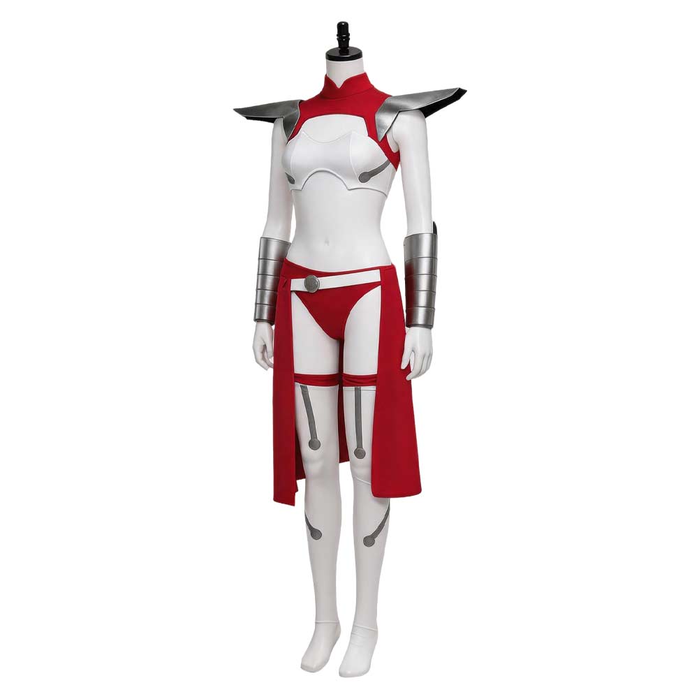 Cosplay Costume Sasha Hammer Invincible 4(2026) TV Cosplay Tenue Rouge Femme