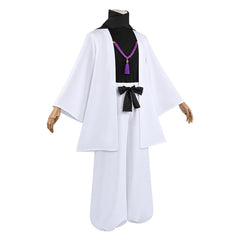 Cosplay Costume Satoru Gojo Anime Cosplay Tenue Blanche et Noire Homme