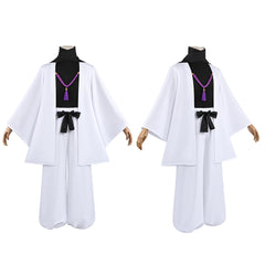Cosplay Costume Satoru Gojo Anime Cosplay Tenue Blanche et Noire Homme