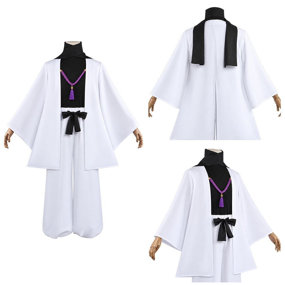 Cosplay Costume Satoru Gojo Anime Cosplay Tenue Blanche et Noire Homme