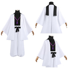 Cosplay Costume Satoru Gojo Anime Cosplay Tenue Blanche et Noire Homme