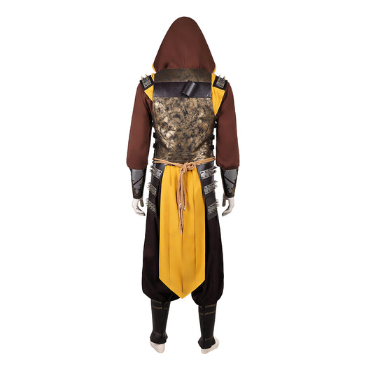 Cosplay Costume Scorpion Mortal Kombat 2(2026) Film Cosplay Tenue Marron et Noire Homme