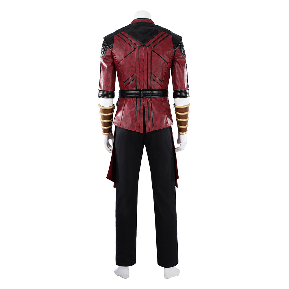 Cosplay Costume Shang-Chi Avengers 5(2026) Film Cosplay Tenue Rouge et Noire Homme