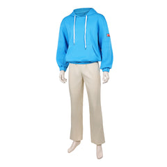 Cosplay Costume Shin Asakura Sakamoto Days(2026) Film Cosplay Tenue Bleue et Beige Homme