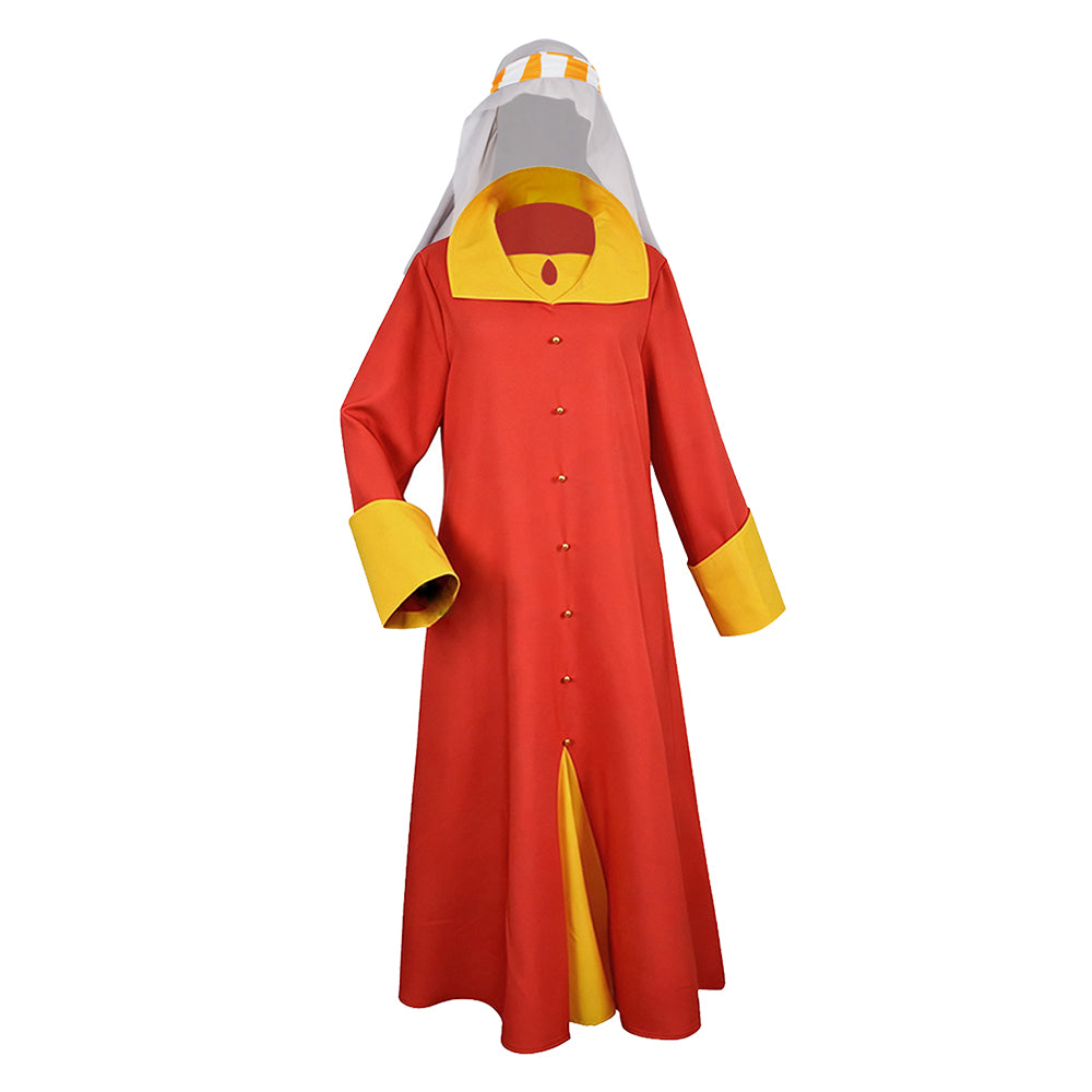 Cosplay Costume Sitara Jaadugar: A Witch in Mongolia(2026) Anime Cosplay Robe Rouge Femme