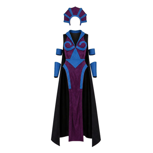 Cosplay Costume Skeleton King Les Maîtres de l'Univers(2026) Film Cosplay Robe Violette Femme