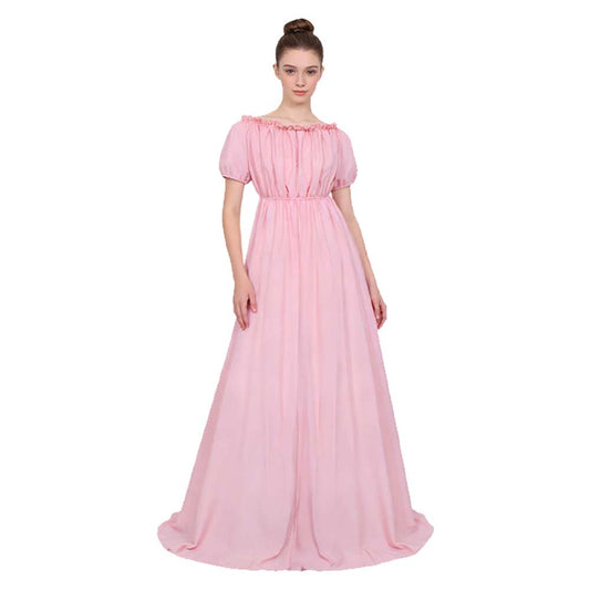 Cosplay Costume Sophie Beckett Bridgerton Saison 4(2026) TV Cosplay Robe Rose Femme