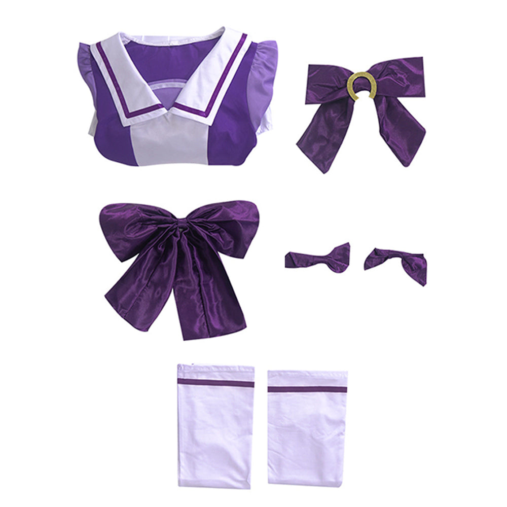 Cosplay Costume Special Week Pretty Derby Anime Cosplay Uniforme Violette Femme