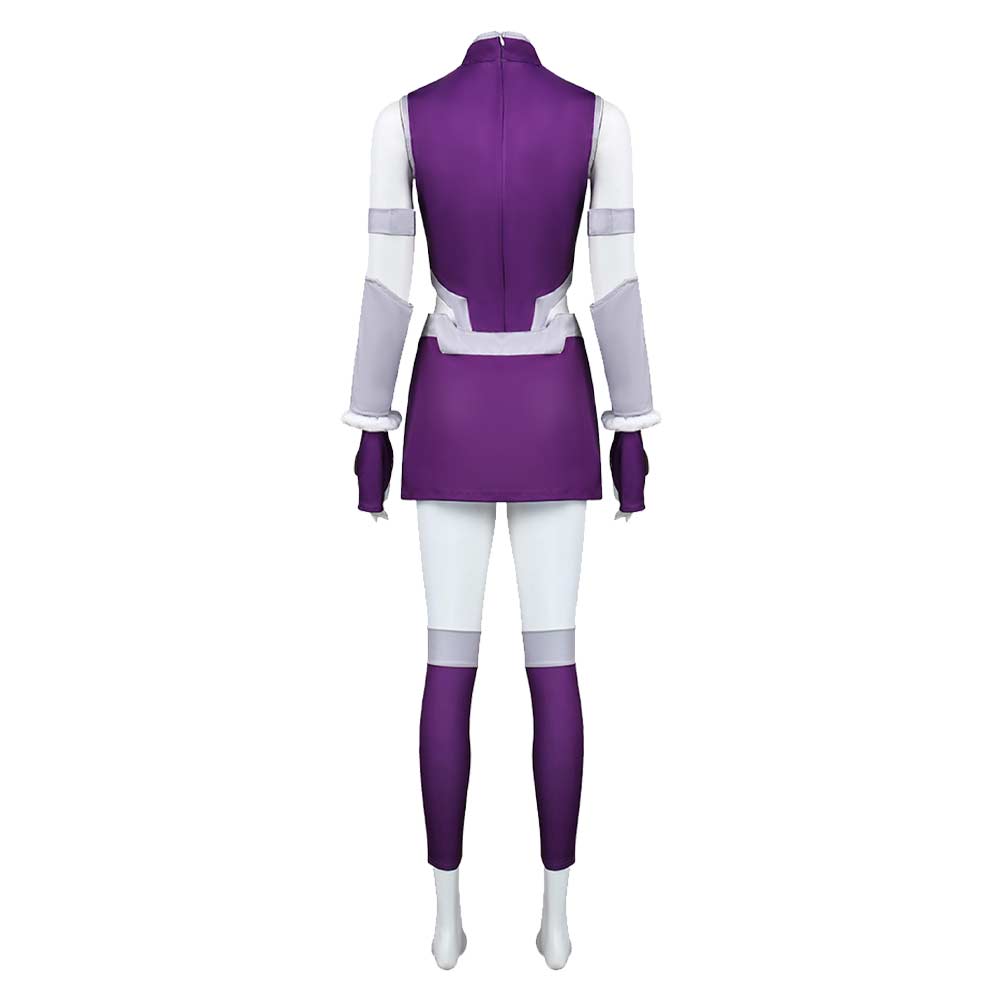 Cosplay Costume Starfire Teen Titans TV Cosplay Robe Violette Femme