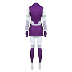 Cosplay Costume Starfire Teen Titans TV Cosplay Robe Violette Femme